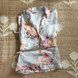 Floral Print Women's Satin Pajama Set